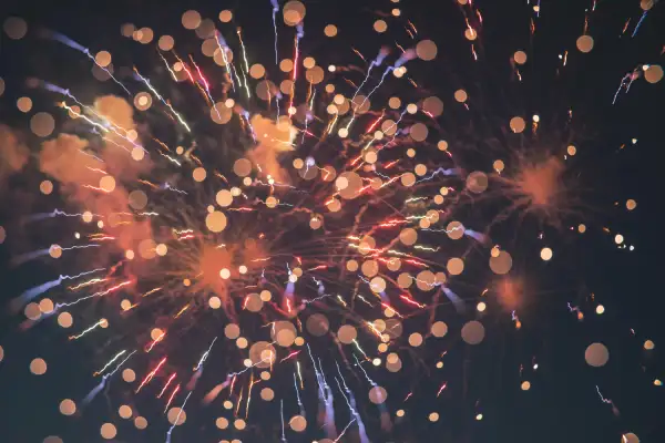 fuochi artificio - felicità in pensione